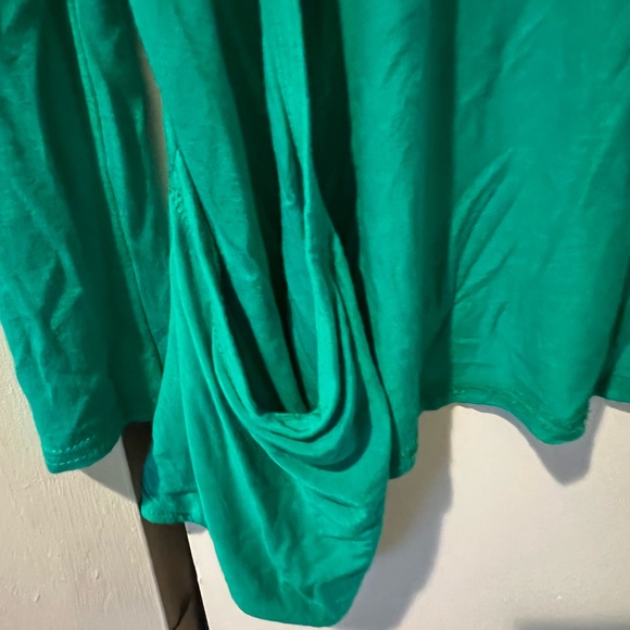 Open front long cardigan with pockets - Picture 3 of 7